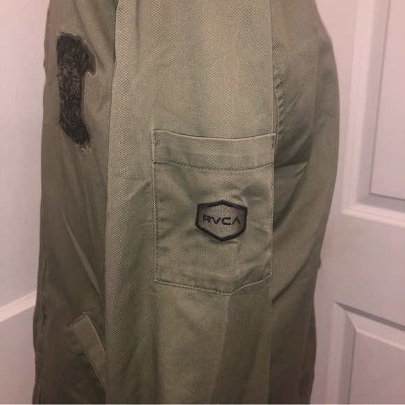 Christian fletcher + RVCA mens jacket size medium - Picture 3 of 8